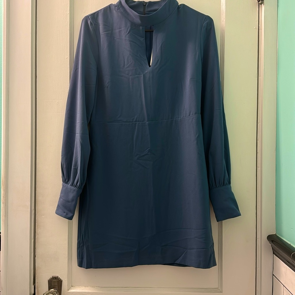 Dusty blue banana republic brand new never worn with tags dress!